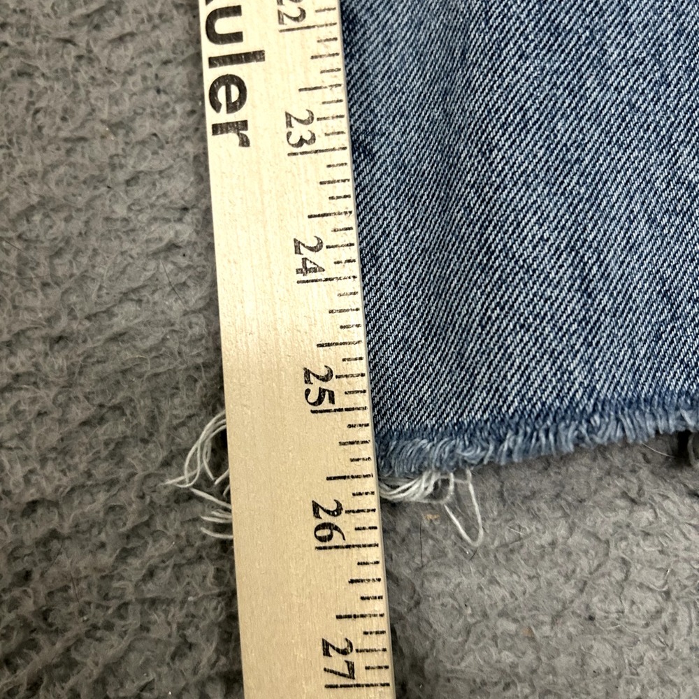 Levis Jeans Mens 34x26 Blue Denim 551 Z Straight Fit Cropped Premium Big E Adult - Picture 9 of 16